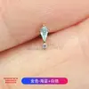 Brincos de Liga de Titânio F136 Pedra de Pipa Frasco Mágico Rosca Interna Haste para Osso da Orelha Haste para Nariz Joia de Piercing de Titânio G23 Haste para Lábio