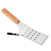 &W Utensílios para Assar Panquecas Aço Inoxidável Pá para Fritar Panquecas Pá Plana para Pizza Pá Pressionadora de Bife Pá Manual para Panquecas Grande Pá Atacado
