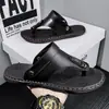 Chanclas Personalizadas para Hombre, Chanclas de Playa Antideslizantes para Exteriores de Verano, Sandalias de Doble Uso Personalizadas para Conducir al Aire Libre
