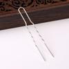 Acessórios de cocar de estilo antigo fundido cobre ondulado em forma de U gancho de cabelo diy acessórios de cocar artesanal updo hairpin vendas diretas da fábrica