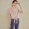 Nueva Camiseta Deportiva Ligera de Secado Rápido Manga Corta para Mujer Ropa de Yoga Blusa Holgada Talla Grande Ropa de Fitness Top Verano