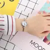 Reloj Decorativo Estilo CHIC Pulsera de Estudiante Apertura Pequeño Fresco Combinable Estilo Coreano Simple Retro Artístico Impermeable
