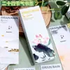 Marcador estético antiguo de los 24 términos solares estilo chino paisaje pintado a mano cultura tradicional china tarjeta de recompensa para estudiante