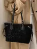 Bolso Cruzado de Hombro Retro Casual de Moda 2026 con Textura Simple y Gran Capacidad, Bolso Tote de Invierno Nuevo para Mujer