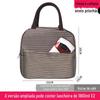 Nova Bolsa Térmica Portátil Bolsa para Manter Fresco Bolsa de Piquenique para o Trabalho Bolsa de Almoço Portátil com Bolsa Térmica para Arroz Bolsa de Marmita