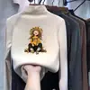 Camiseta térmica de forro polar con cuello alto medio para niños, top casual de manga larga para niñas, ropa interior cálida para otoño e invierno, adecuado para niños pequeños y niños pequeños