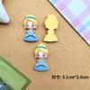 Serie de dibujos animados Blancanieves, accesorios de resina para bricolaje, pegamento en crema, funda para teléfono, tocado, horquilla, caja de almacenamiento, pegatinas para taza de agua