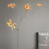 Frutas de Acebo Simuladas Bayas de Mimbre Envolviendo Frutas, Ramas de Frutas Simuladas, Arreglos Florales, Decoraciones Navideñas Estilo Zen