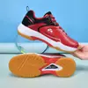 Zapatillas Profesionales de Bádminton para Hombres y Mujeres, Zapatillas de Tenis Resistentes al Desgaste, Absorción de Impactos Tenis de Mesa Ligeras Antideslizantes Zapatillas de Entrenamiento