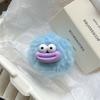 Lindo colgante de bola de pelo con forma de boca de salchicha, divertido llavero para pareja de novias, divertido y feo, lindo llavero de mochila, accesorios