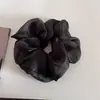 Elástico de Organza Perolado Transparente Versátil para Rabo de Cavalo Baixo, Penteado Alto, Coque e Acessórios de Cabelo