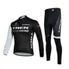 Nuevo Conjunto de Ropa de Ciclismo de Manga Larga Versión Equipo Transfronterizo Ropa para Bicicleta de Montaña Conjunto de Ciclismo Absorbente de Sudor y Transpirable para Hombres y Mujeres