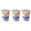 6 Tazas de Nissin Cup Noodles con Camarones y Mariscos, Sabor Japonés, Fideos Instantáneos Populares, Conveniente para Snacks Nocturnos, Caja Completa