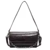 Bolsa de Ombro Retro de Design de Nicho de Luxo para Mulheres 2025 Nova Moda Versátil Bolsa de Ombro Casual Pequena Quadrada
