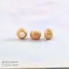 Suministro Transfronterizo 6mm Cerámica Chapada Ligera Cuentas Agujero Grande Color Caramelo Redondas Sueltas Pulsera Accesorios Joyería Hecha a Mano DIY