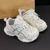Zapatillas tipo "dad shoes" para niñas, nuevas zapatillas transpirables de malla para otoño para niños de 6 a 12 años, zapatos casuales de suela suave, modernos y versátiles