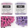 Popular Anel de Lixa Mini 3MM Anel de Lixa Pequeno Rolamento de Anel de Lixa Remoção de Unha de Manicure Anel de Lixa Anel de Lixa Mini Branco para Nail Art