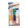Kit de Escova de Dentes e Pasta de Dentes para Pets, Limpeza Bucal para Cachorros, Escova de Dentes para Cachorros, Escova de Dentes de Dedo para Gatos, Escova de Dentes para Gatos, Suprimentos para Pets