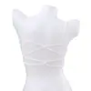Transpirable de Seda de Hielo sin Marcas, Verano Delgado, Cruzado, Espalda Hermosa, Envoltorio para Pecho sin Aro de Acero, Camiseta de Tirantes para Espalda Hermosa, Ropa Interior