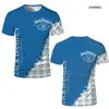 Comércio exterior transfronteiriço Amazon AliExpress Hot Selling Europeu e Americano Masculino Juventude Esportes Impressão Digital 3DT Camiseta de manga curta