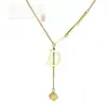 Moderna, de lujo ligero, exquisita cadena de titanio para mujer, versátil, única, simple cadena para la clavícula, moderna y elegante, no se decolora, venta al por mayor desde el fabricante
