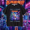 Restaurante de Suzy Pizzy S Parlor camiseta de verano de manga corta para niños con estampado para niños de media manga moderna