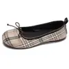 Zapatos de ballet con lazo de patrón suave estilo coreano para mujer, novedad Otoño 2026, zapatos planos versátiles elegantes para ir al trabajo