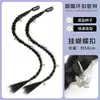 Peluca de Rastas Trenzadas Estilo Transfronterizo Europeo y Americano Pinza para el Cabello Peluca de Cola de Caballo Larga Trenzada Fábrica Mayorista