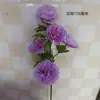 Flor de Peonía Rica de Ramo Grande de una Sola Cabeza de Seda Flor Artificial Adorno de Baile Flor Centro Comercial Sala de Estar Decoración para Inauguración