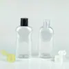 Embalagem Plástica Frasco Plano com Tampa Flip-Top 100ml Frasco de Óleo Hidratante Corporal para Massagem Crianças Frasco de Loção Aquosa Essência Hidratante para Pet