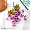 Crisantemo Silvestre Artificial de 24 Cabezas en Colores Otoñales, Crisantemo de Carretera, Manualidades para el Hogar, Decoración de Bodas, Decoración de Hoteles, Flores para Decoración de Paisajes