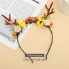 Nova Moda Mais Vendido Tiara de Natal com Galhos Vermelhos Tiara Super Fada Cabeça de Noz Tiara DIY Fábrica de Acessórios de Cabeça Atacado