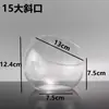 Recipiente de Vidro para Micro-Paisagismo Transparente Mini Vaso de Vidro Borossilicatado Alto Kit de Materiais DIY para Plantas Suculentas e Musgo Garrafa Ecológica
