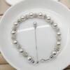 2026 Nueva Pulsera de Perlas Rose Pearl con Diseño de Palomitas de Maíz, Lujo Ligero, Gama Alta, Joyería de Pulsera de Perlas Moderna y Versátil