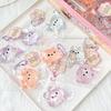 Brinquedo Descompressor Animal de Cristal 4 Peças Pinch Decompression Toy Saco de PVC Brinquedo de Apertar Descompressor Pacote com 12 Caixas Coloridas