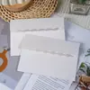 Bolsa sobre con C6 engrosado personalizada para uso transfronterizo, papel kraft simple en blanco para invitaciones estilo occidental, papel de carta exquisito de alta gama