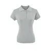 Tricô de Gola Polo Manga Curta Moda Nova Primavera 2026 Versátil Slim Fit Casual Pulôver Top Camiseta
