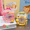 Pegamento crema diy bolsa de materiales para reloj despertador pequeño set creativo hecho a mano adornos para habitación de estudiante juguetes para niña