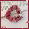 Lazo para coleta dulce y versátil para mujer, Cuerda para el pelo simple y elegante, Scrunchie de gran tamaño para verano, Accesorio para el pelo fresco y simple