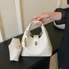 Moda Transfronteriza Bolso de Mano para Mujer Bolso Tote Pequeño 2025 Nuevo Vintage Bolso Cubo Simple Versátil Bolso de Hombro Cruzado