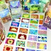Pegatinas Originales con Etiqueta de Purpurina en Stock para Diarios, Pegatinas en Rollo, Pegatinas de Etiqueta, 10 Diseños en un Ciclo, Pegatinas Lindas para Decoración de Diarios