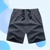 Shorts de Secagem Rápida para Homens, Verão 2026, Casual Solto de Perna Reta, Seda Gelada Respirável Elástico, Shorts Esportivos, Calças de Ar Condicionado