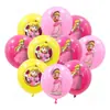 Globos de Látex de 12 Pulgadas Transfronterizos: Spider-Man, Pokemon, Patrulla Canina, Mario, Marvel, Varios Globos de Dibujos Animados