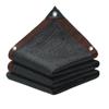 Malla Sombreo Color Café de Venta Caliente Transfronteriza, Malla de Protección Solar Espesa y Densificada para Jardines Exteriores, con Borde Reforzado y Sujetadores