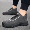Zapatos de Algodón para Hombre Invierno Forrados de Felpa Engrosados Cálidos Botas de Nieve del Noreste Suela Gruesa Deportivos de Algodón Antideslizantes Impermeables Protección Laboral Zapatos para Hombre