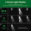 Luz Solar de Jardim Externa Amazon Casa Sensor de Corpo Humano Luz de Rua Iluminação de Quintal Rural Luz de Parede Led