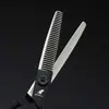 Tijeras de Peluquería Lacadas en Negro, Tijeras para Cortar el Cabello, Tijeras Planas, Tijeras para Flequillo, Tijeras Entresacadoras, Tijeras de Astas, Tijeras de Espina de Pescado, Tijeras Entresacadoras Sin Costura