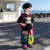 Conjunto de Verano de Manga Corta para Niños, Ropa Elegante Estilo Coreano para Niños, Nueva Moda 2026 Pantalones Casuales Anti-Mosquitos para Niños