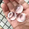 Manija de Bola Sólida Transparente Mango de Bola Plano de Acrílico Mango de Cristal de Plástico Brazo de Bola de Resina Manija de Bola Redonda