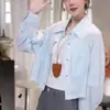 Chaqueta casual ligera de una pieza para mujer, envío directo, estilo coreano primavera/verano 2026, rejuvenecedora, corte holgado, top adelgazante, ropa de protección solar
